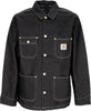 CARHARTT-WIP-Giubbotto-Jeans-Uomo-Og-Chore-Coat-Black-Rigid-da-uomo