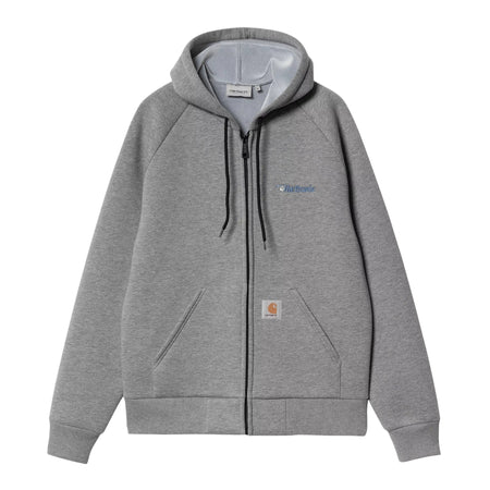 CARHARTT WIP carhartt wip hattronix car-lux hooded jacket - dark grey heather da uomo