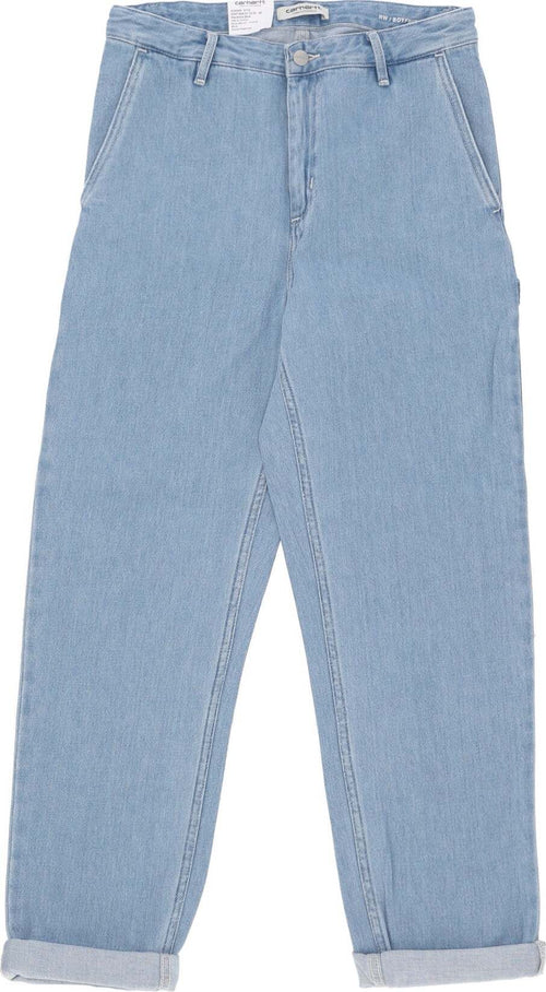 CARHARTT-WIP-Jeans-Donna-W-Pierce-Pant-Blue-Stone-Bleached-da-donna