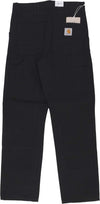 CARHARTT-WIP-Jeans-Uomo-Double-Knee-Pant-Black-Rigid-da-uomo