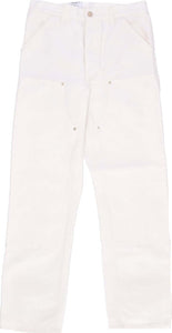 CARHARTT-WIP-Jeans-Uomo-Double-Knee-Pant-Black-Rinsed-da-uomo