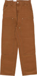 CARHARTT-WIP-Jeans-Uomo-Double-Knee-Pant-Deep-H-Brown-Aged-Canvas-da-uomo