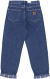CARHARTT-WIP-Jeans-Uomo-Rider-Pant-Blue-Stone-Washed-da-uomo