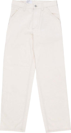CARHARTT-WIP-Jeans-Uomo-Single-Knee-Pant-White-Rinsed-da-uomo