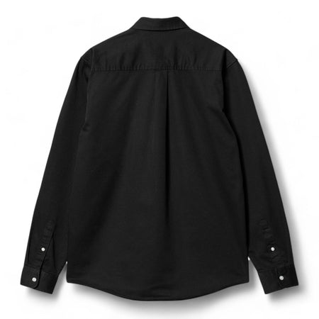 CARHARTT WIP carhartt wip l/s madison shirt - black / wax da uomo