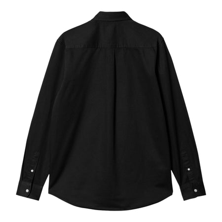 CARHARTT WIP carhartt wip l/s madison shirt - black / white da uomo