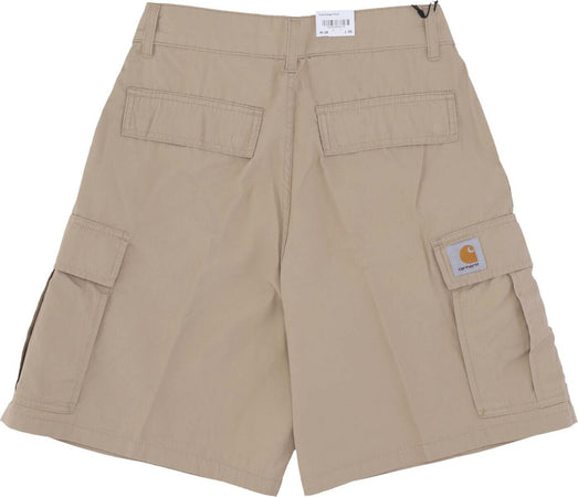 CARHARTT-WIP-Pantalone-Corto-Uomo-Cole-Cargo-Short-Sable-Rinsed-da-uomo