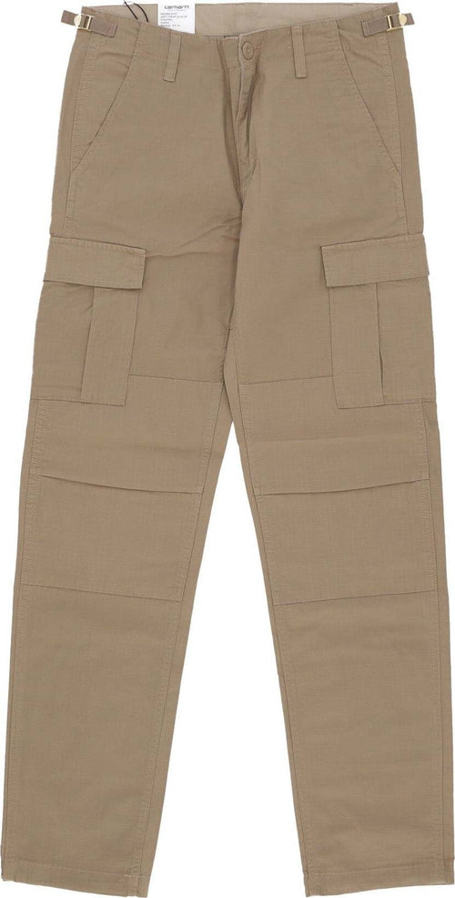 CARHARTT-WIP-Pantalone-Lungo-Uomo-Aviation-Pant-Leather-Rinsed-da-uomo