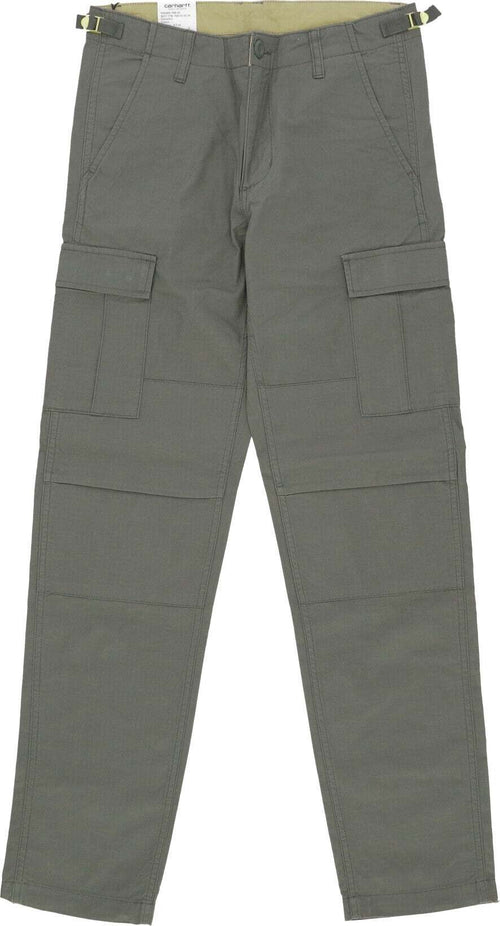 CARHARTT-WIP-Pantalone-Lungo-Uomo-Aviation-Pant-Smoke-Green-Rinsed-da-uomo