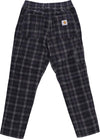 CARHARTT-WIP-Pantalone-Lungo-Uomo-Flint-Pant-Wiley-Check/vulcan-Rinsed-da-uomo