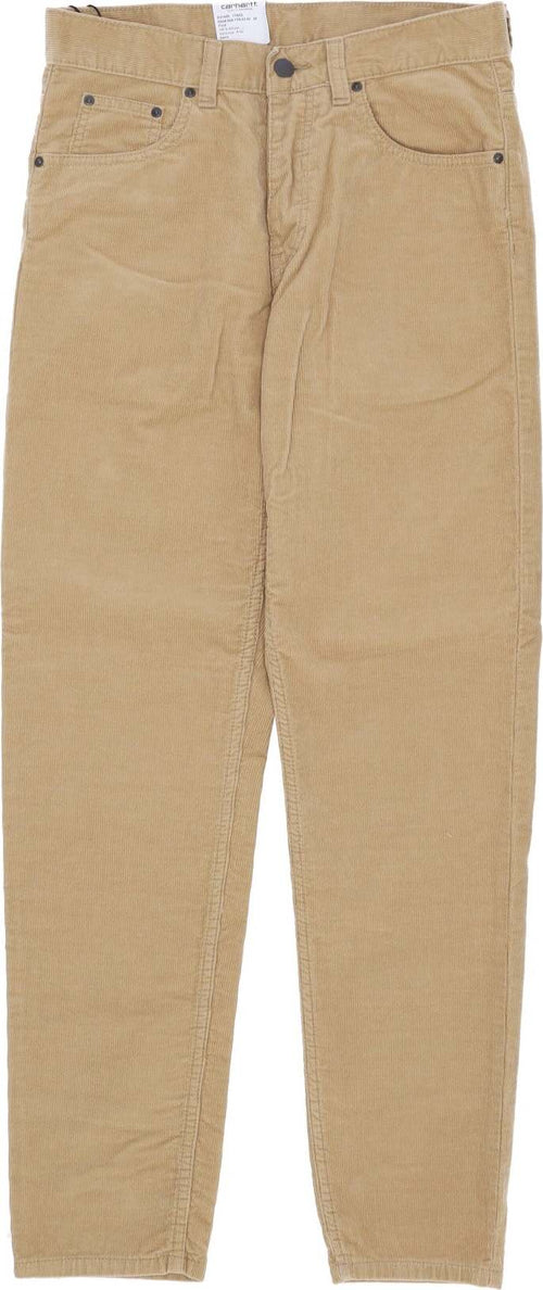CARHARTT-WIP-Pantalone-Lungo-Uomo-Newel-Pant-Sable-Rinsed-da-uomo