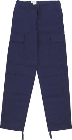 CARHARTT-WIP-Pantalone-Lungo-Uomo-Regular-Cargo-Pant-Blue-Rinsed-da-uomo