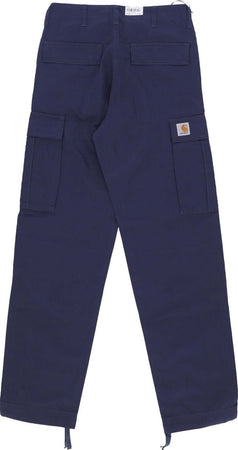 CARHARTT-WIP-Pantalone-Lungo-Uomo-Regular-Cargo-Pant-Blue-Rinsed-da-uomo