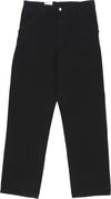 CARHARTT-WIP-Pantalone-Lungo-Uomo-Single-Knee-Pant-Black-Rinsed-da-uomo