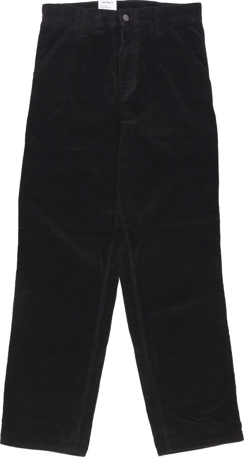 CARHARTT-WIP-Pantalone-Lungo-Uomo-Single-Knee-Pant-Black-Rinsed-da-uomo