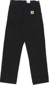 CARHARTT-WIP-Pantalone-Lungo-Uomo-Single-Knee-Pant-Black-Rinsed-da-uomo