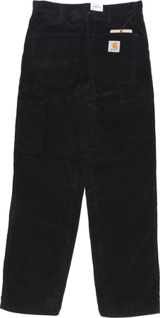 CARHARTT-WIP-Pantalone-Lungo-Uomo-Single-Knee-Pant-Black-Rinsed-da-uomo