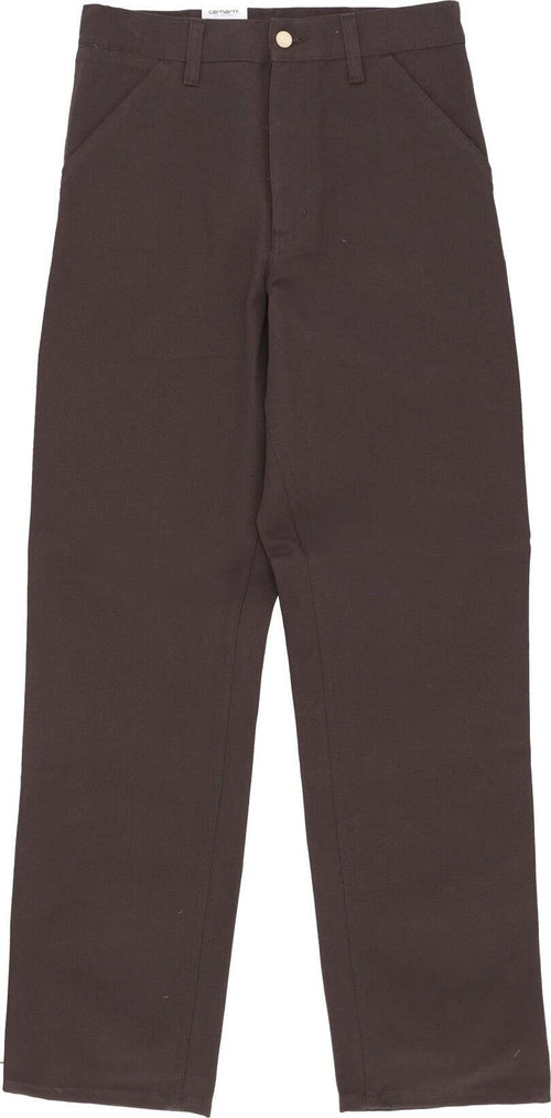 CARHARTT-WIP-Pantalone-Lungo-Uomo-Single-Knee-Pant-Tobacco-Rigid-da-uomo