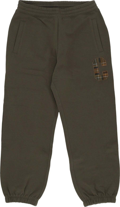 CARHARTT-WIP-Pantalone-Tuta-Felpato-Uomo-Wiles-Sweat-Pant-Plant-da-uomo