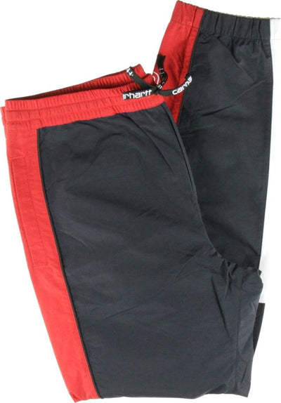 CARHARTT-WIP-Pantalone-Tuta-Uomo-Terrace-Pant-Dark-Navy/cardinal/white-da-uomo