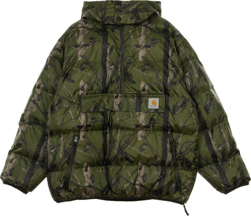 CARHARTT-WIP-Piumino-Anorak-Uomo-Jones-Pullover-Camo-Tree/green-da-uomo