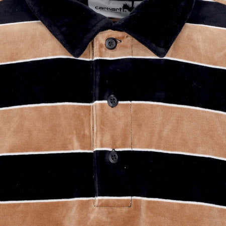 CARHARTT-WIP-Polo-Manica-Lunga-Uomo-L/s-Bills-Rugby-Shirt-Jasper-da-uomo