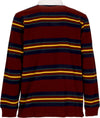 CARHARTT-WIP-Polo-Manica-Lunga-Uomo-L/s-Oregon-Rugby-Shirt-Starco-Stripe/bordeaux-da-uomo