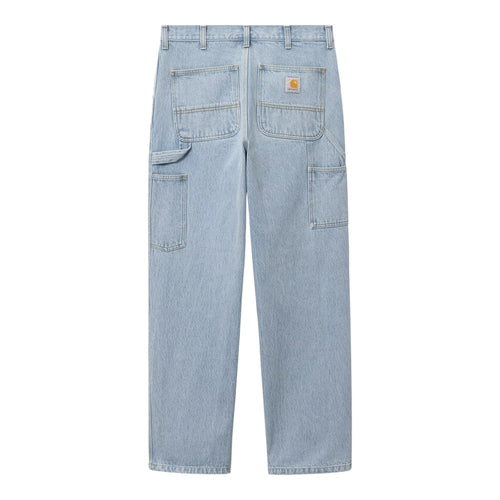 CARHARTT WIP carhartt wip single knee pant - blue heavy stone bleached da uomo