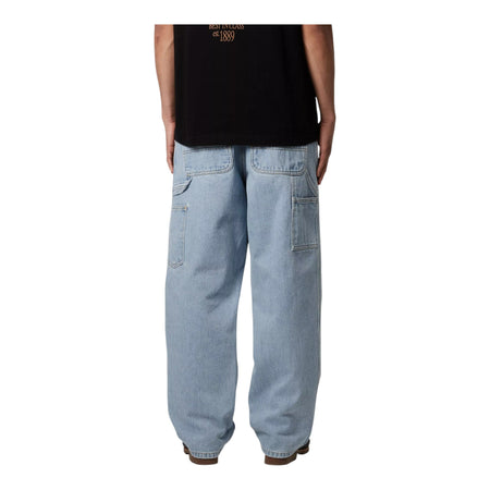 CARHARTT WIP carhartt wip single knee pant - blue heavy stone bleached da uomo
