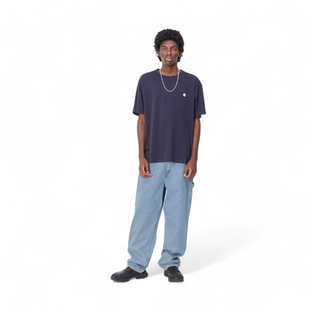 CARHARTT WIP carhartt wip single knee pant - blue stone bleached da uomo