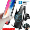 CARICABATTERIA AUTO WIFI WIRELESS SUPPORTO CELLULARE RICARICA VELOCE AUTOMATICO
