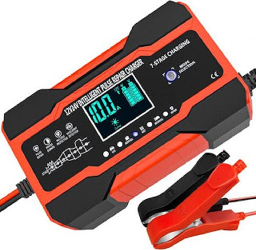 Caricabatteria Auto 12v 10a/24v 5a Ricarica Rapida 7 Stadi Display Lcd Q-dp1210 Auto e Moto/Parti per auto/Batterie e accessori/Caricabatterie Trade Shop italia - Napoli, Commerciovirtuoso.it