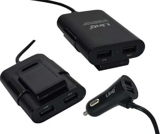 Caricabatteria Auto 4 Porte Usb Cavo Estensibile 36w Ricarica Veloce 8.4a C-9v44 Elettronica/Cellulari e accessori/Accessori/Caricabatterie/Caricabatterie da auto Trade Shop italia - Napoli, Commerciovirtuoso.it