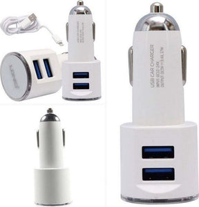 Caricabatteria Caricatore Doppio Auto Q-a36 Corrente Totale 2,4a Con 2 Porte Usb Elettronica/Cellulari e accessori/Accessori/Caricabatterie/Caricabatterie wireless da auto Trade Shop italia - Napoli, Commerciovirtuoso.it
