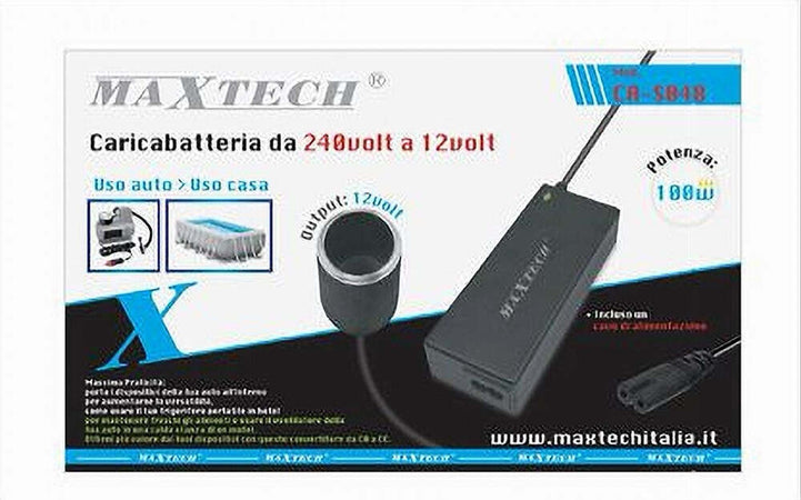 Caricabatteria-Da-240v-A-12v-Ca-s048-Alimentatore-100w-Auto-Presa-Pc-Per-Notebook