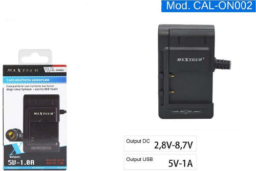 Caricabatteria Universale Caricatore Usb Per Batterie Smartphone 5volt Cal-on002 Elettronica e telefonia > Telefonia Fissa e Mobile > Accessori Smartphone > Caricabatteria Trade Shop italia - Napoli, Commerciovirtuoso.it