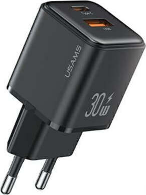 caricabatterie-30W--usb-+-usb-c-usams-nero