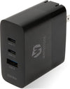 Caricabatterie 65W 2 USB C PD 3.0 USB-A GaN Carica Rapida Spina Pieghevole USA per iPhone 13 Pro Max/13 Pro, MacBook Pro, iPad Pro, Switch, Galaxy S21 S22 s23 S24 - EX DEMO