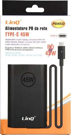 Caricabatterie Alimentatore Da Rete Pd Type-c 45w Per Computer Portatili Pd4532 Elettronica/Informatica/Accessori/Adattatori/Adattatori USB a USB Trade Shop italia - Napoli, Commerciovirtuoso.it