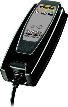 Caricabatterie-Automatico-Deca-1.2ah-A-35ah-Sm1208-Inverter-12v-Auto-E-Moto