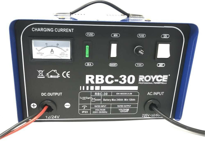 Caricabatterie Carica Batterie Auto Camper 12 24 V Ricarica Batteria 60 - 240 Ah Universo