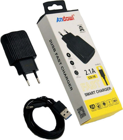 Caricabatterie Caricatore Veloce Intelligente Con 2 Porte Usb Cavo Type-c Cx-16 Elettronica/Cellulari e accessori/Accessori/Caricabatterie/Caricabatterie da muro Trade Shop italia - Napoli, Commerciovirtuoso.it