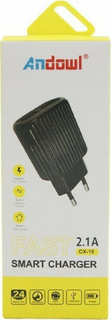 Caricabatterie Caricatore Veloce Intelligente Con 2 Porte Usb Cavo Type-c Cx-16 Elettronica/Cellulari e accessori/Accessori/Caricabatterie/Caricabatterie da muro Trade Shop italia - Napoli, Commerciovirtuoso.it