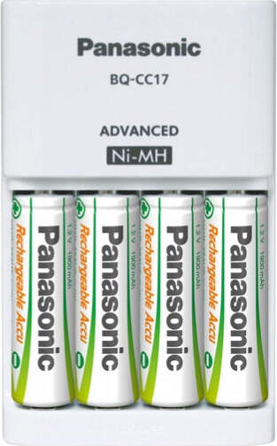 Caricabatterie CC17 - per stilo AA-ministilo AAA - Panasonic Elettronica/Pile e caricabatterie/Caricabatterie Eurocartuccia - Pavullo, Commerciovirtuoso.it