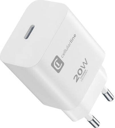 Caricabatterie-Cellular-Line-ACHIPHUSBCPD20SMLW-POWER-DELIVERY-20W-Usb