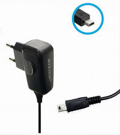 Caricabatterie-Con-Attacco-Mini-Usb-V3-Per-Smartphone-Uscita-Mini-Usb-Maxtech-Ca-s007