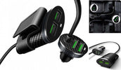 CARICABATTERIE DA AUTO CON ESTENSIONE PER SEDILE POSTERIORE CARICA BATTERIE USB Elettronica/Cellulari e accessori/Accessori/Caricabatterie/Caricabatterie da auto Trade Shop italia - Napoli, Commerciovirtuoso.it