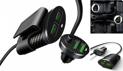 CARICABATTERIE DA AUTO CON ESTENSIONE PER SEDILE POSTERIORE CARICA BATTERIE USB Elettronica/Cellulari e accessori/Accessori/Caricabatterie/Caricabatterie da auto Trade Shop italia - Napoli, Commerciovirtuoso.it