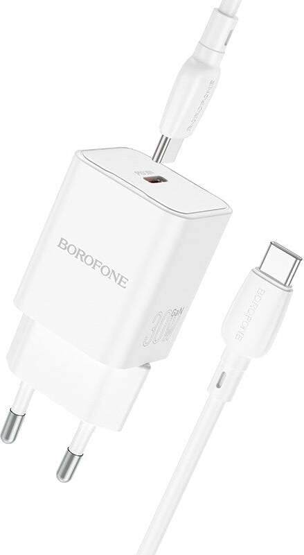 caricabatterie-GaN-usb-c-completo-di-cavo-usb-c-bianco-30w