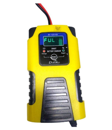 Caricabatterie Intelligente Avviatore Emergenza Batteria Auto Moto 6v 6a 12v 4a J99